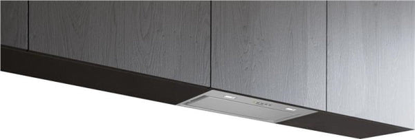 Hotte IQ500 extracteur 52cm, Inox, 3 niveaux + 1 intensif, 570 / 645m³ / h, 66dB, boutons-poussoirs,