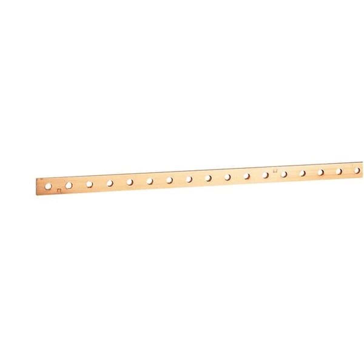 Barre Cuivre 12×4 mm – 990 mm, trous M5, 160 A