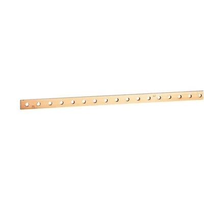 Barre Cuivre 12×4 mm – 990 mm, trous M5, 160 A