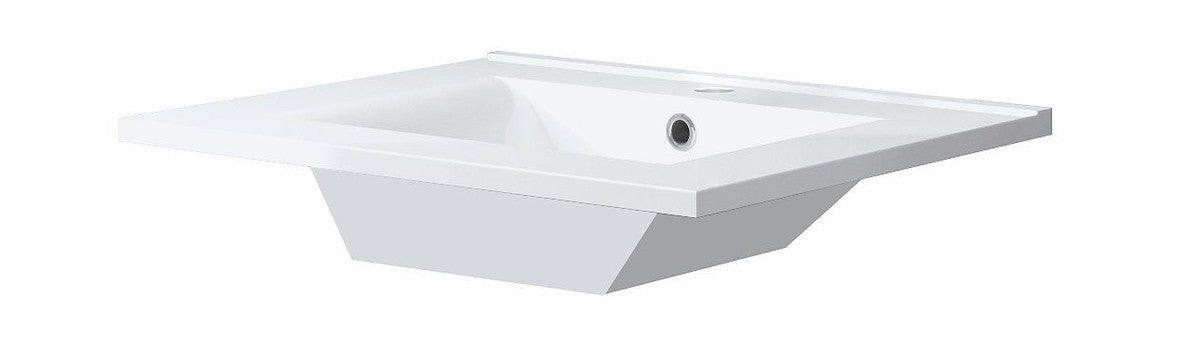 BASIN FORM 61X46CM WHITE PORCELAIN