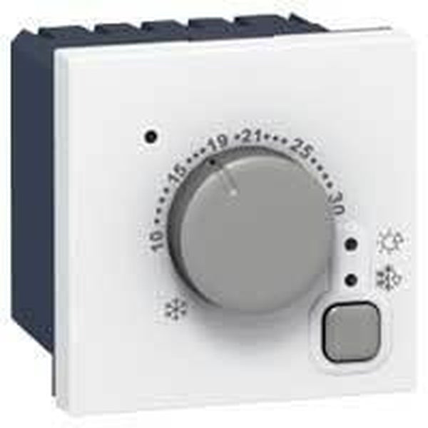 Mosaic thermostat électrique 250V 2 modules Blanc