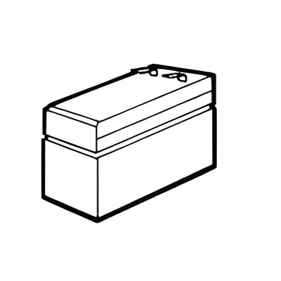 Batterie plomb 12V - 12 Ah pour centrale incendie Salvena