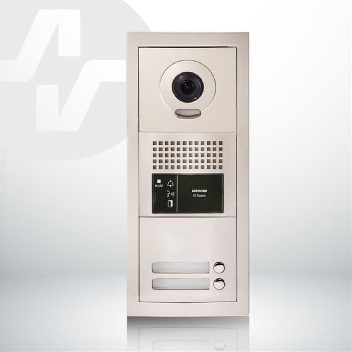 Kit vidéophonie pour 2 appartements préprogrammé - poste extérieur encastré