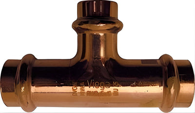T-stuk reduceer 28-22-28mm Profipress gas Viega