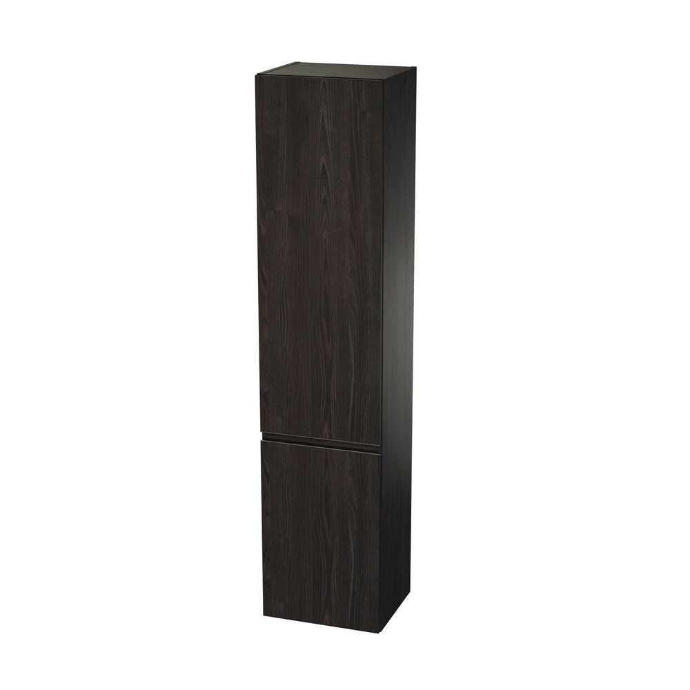 Van Marcke Fortitudo Due armoire colonne L400xH1760xP340mm 2portes gauche Thermo Oak Black