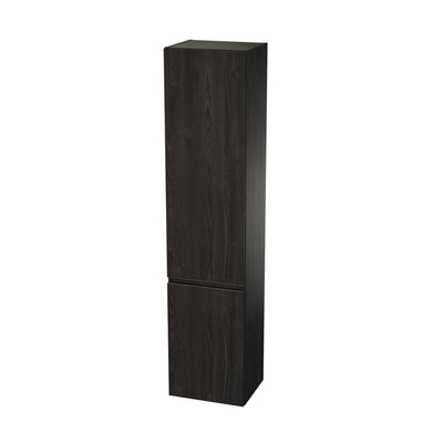 Van Marcke Fortitudo Due armoire colonne L400xH1760xP340mm 2portes gauche Thermo Oak Black