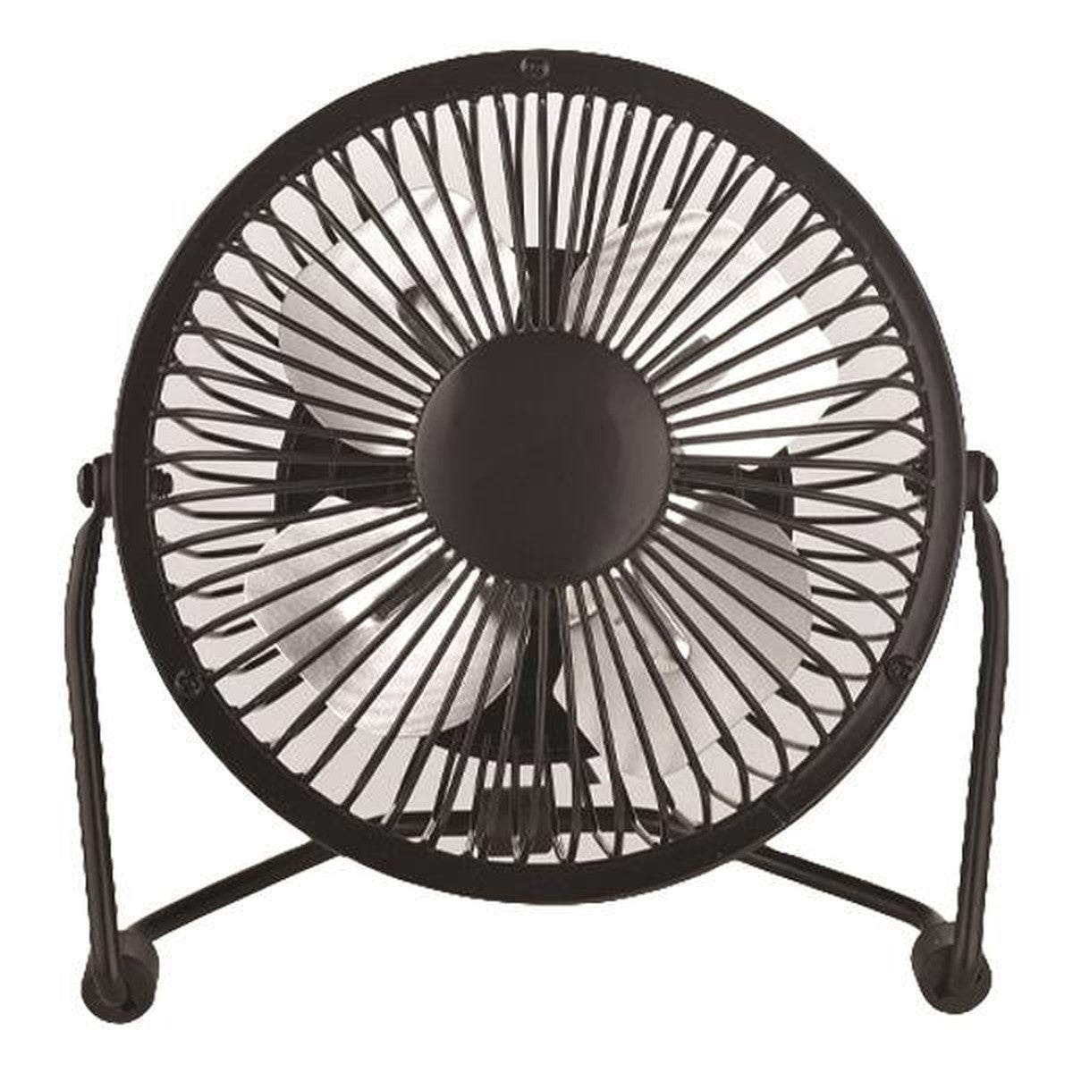 Mini ventilateur de table en métal avec Usb Noir diamètre 10 2,5W 5V