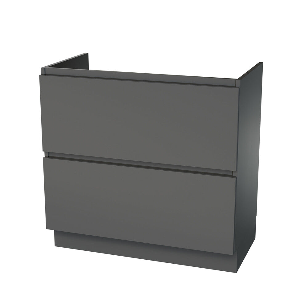 Van Marcke Ventus Tre sous-meuble B900xH880xD495mm 2tiroirs Onyx