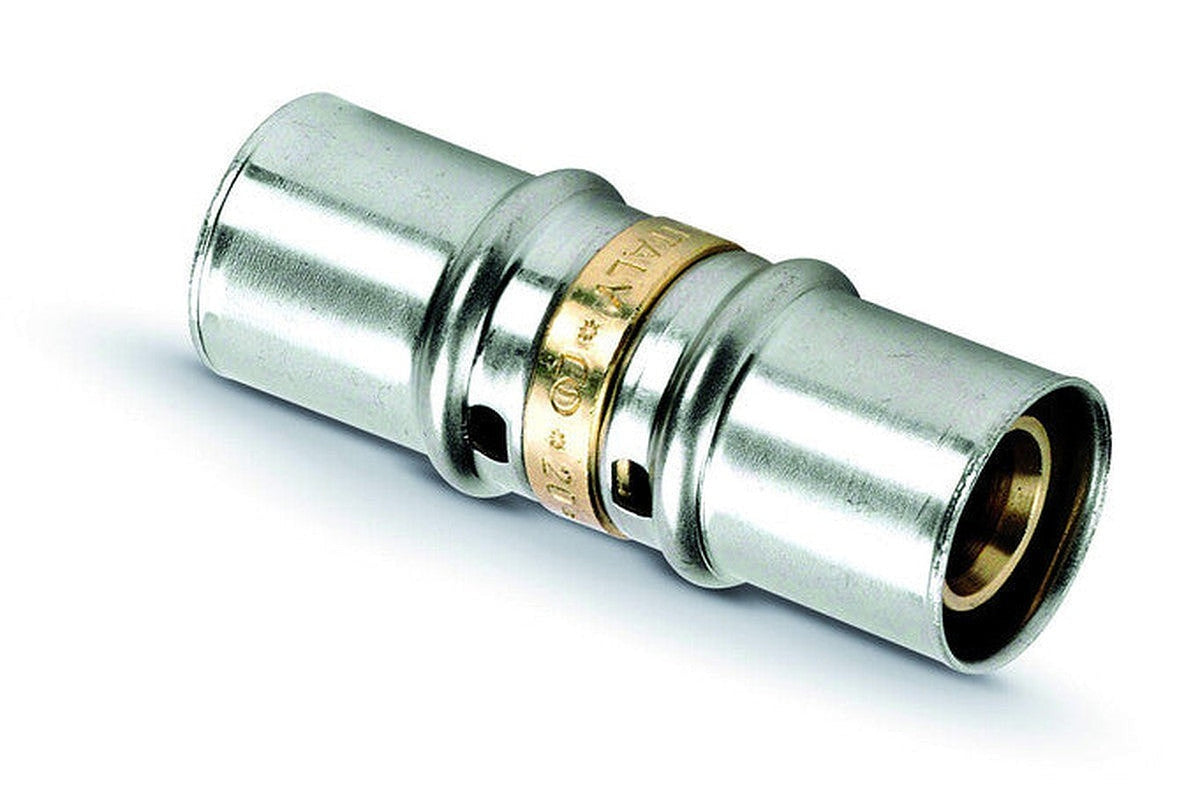 SYSTEMPEX raccord droit tube alu raccord à sertir 75-75