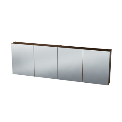 Van Marcke Nebulo armoire de toilette L2000xH650xP178 4 portes simple face Castello Oak Brown