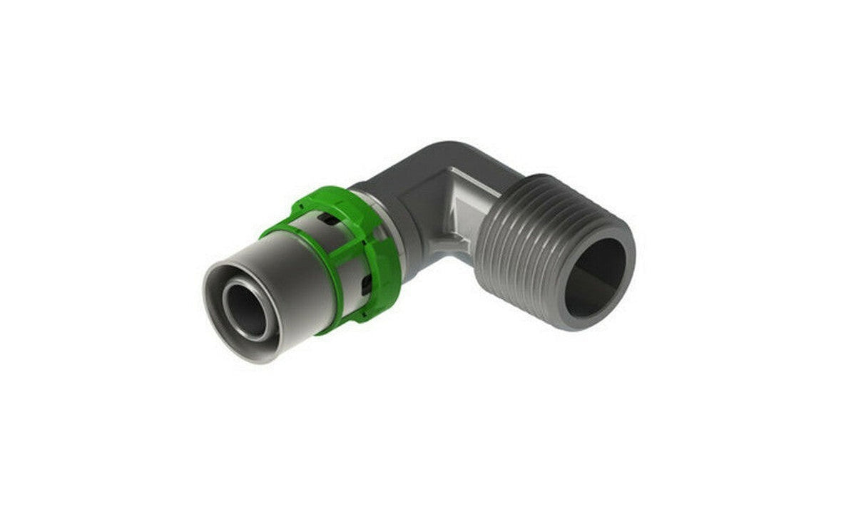Knie 90° Skinpress voor meerlagenbuis 32 mm