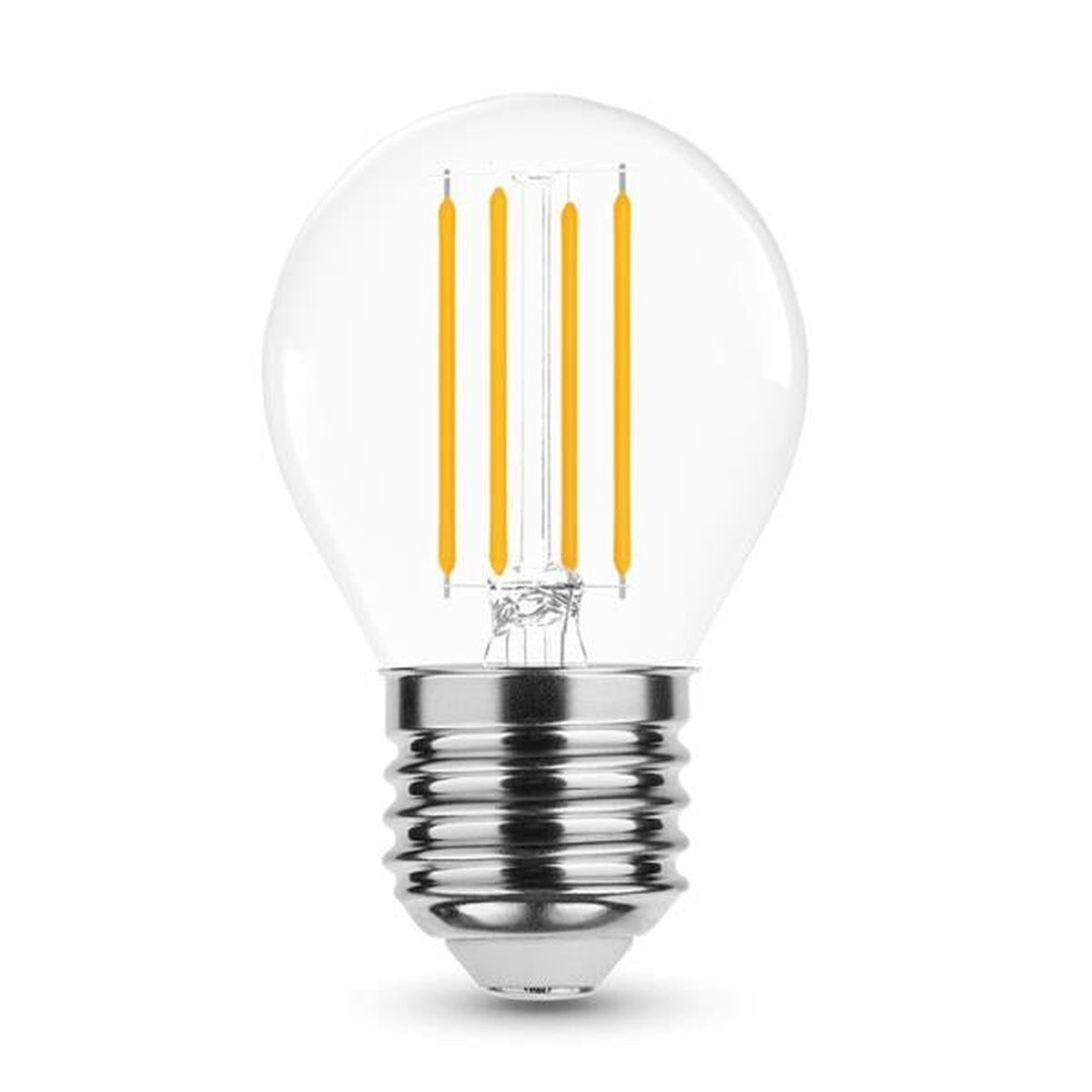 LED-bollamp met gloeidraad - 4W - E27 - 2700K - 360° - 430lm