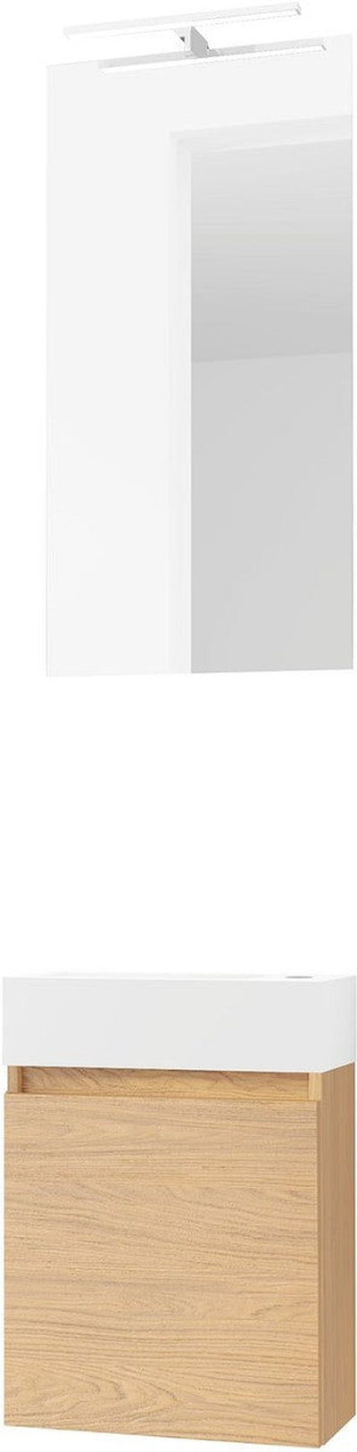 LA-M.FO-MINI MARB/1PRT/MIR/LUM.LED CH.BR