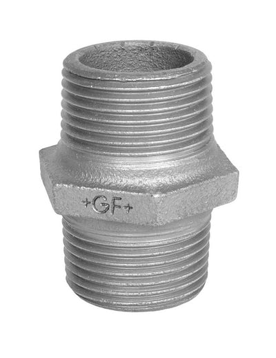 5/4" Georg Fischer Double Galvanized Nipple