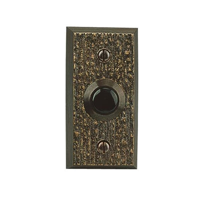 ETA 2312 Textured Bronze Surface-Mounted Bell Push