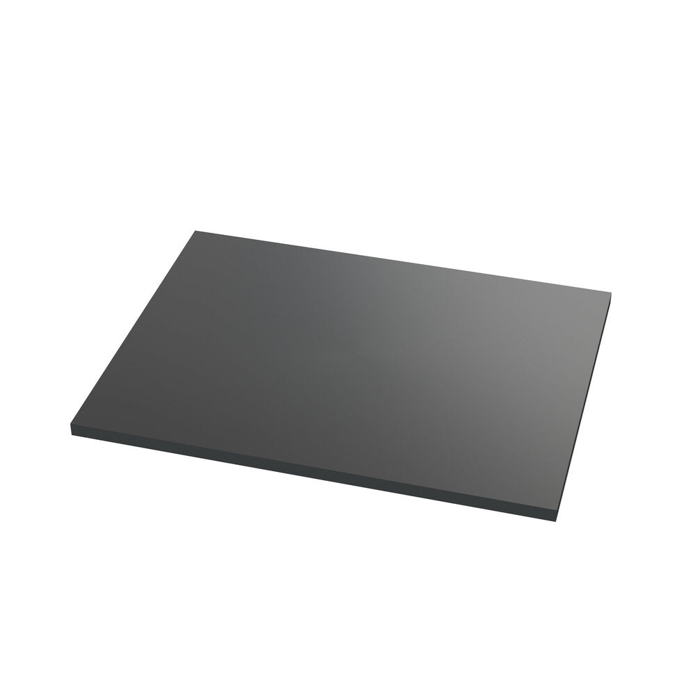 Van Marcke Vero tablette pour lavabo L600xH18xP500mm Onyx Grey