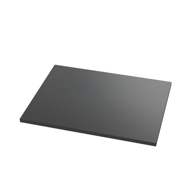 Van Marcke Vero tablette pour lavabo L600xH18xP500mm Onyx Grey