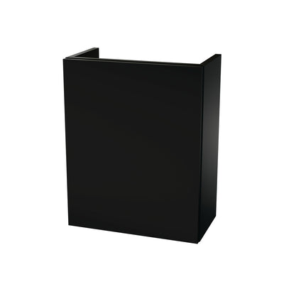 Van Marcke Vikos sous-meuble pour lave-mains 1 porte droite Soft Black Matt
