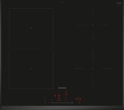 Table de cuisson IQ500 induction 60cm, combiInduction, 4 zones, 1 combiZone, touchSlider avec 17 pos