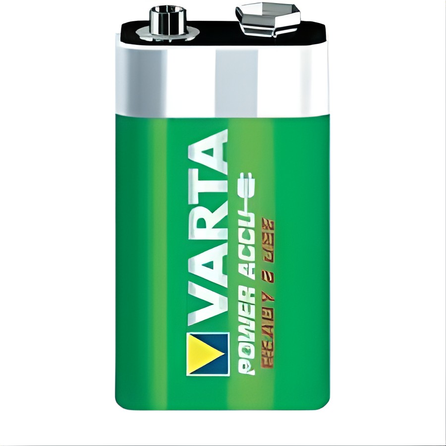 9V block rechargeable battery - Ni-Mh 200mAh length 26.6mm width 15.7mm height 48.5mm