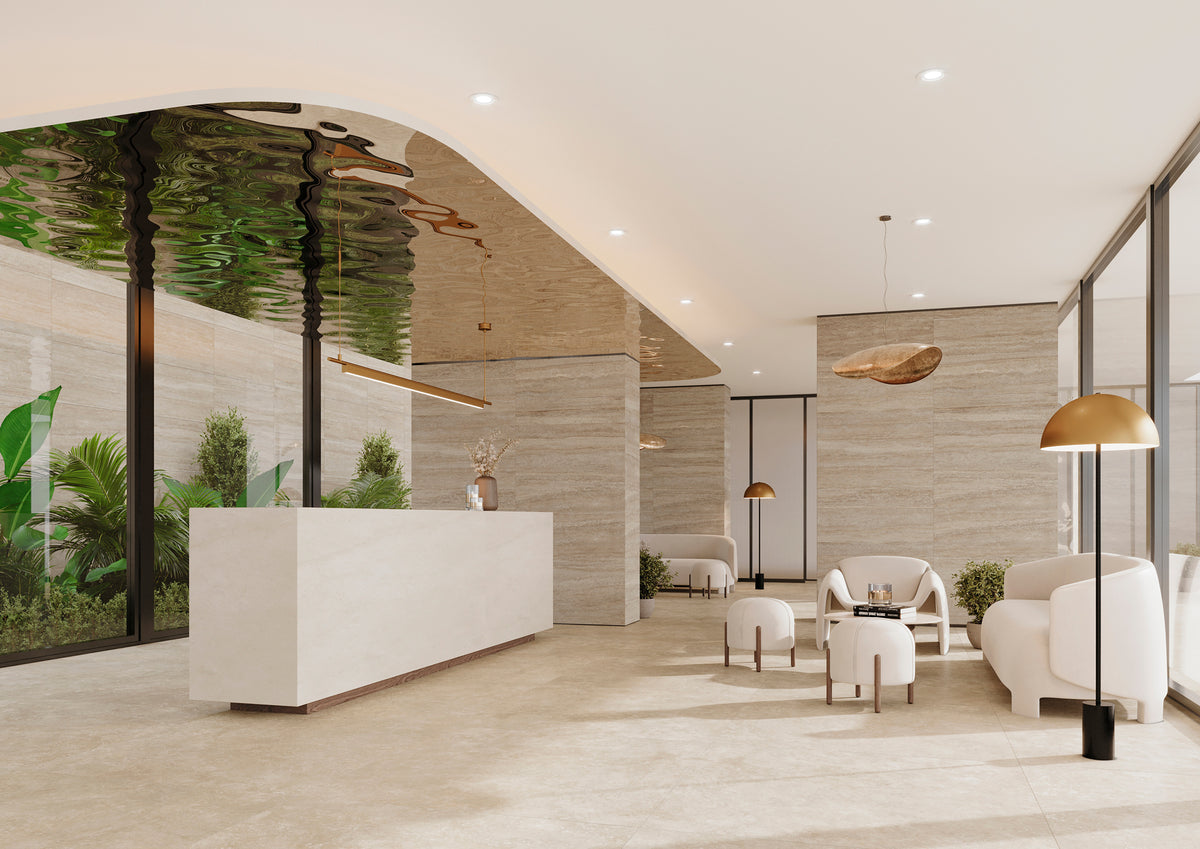 TAU Travertino Noce 60x60 Rec