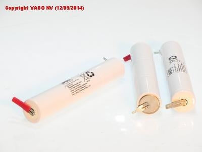 Onderdeel 11159: NiCd 3D 4500 HT-stack 3.6V +6.3MAN -2.8MAN 4500mAh 33 x
