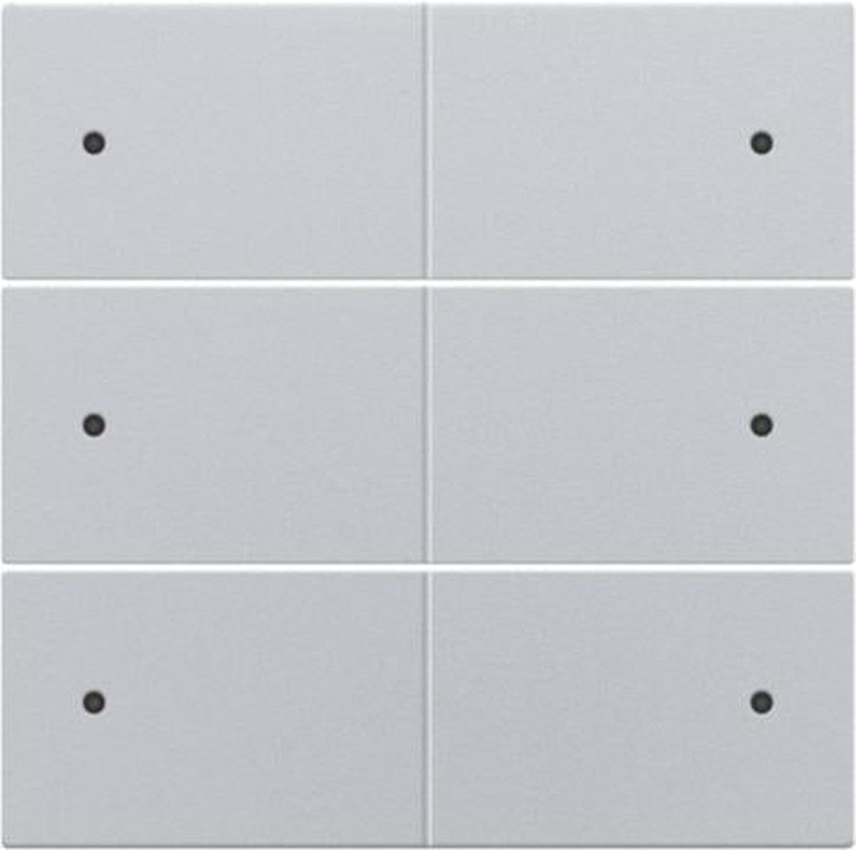Set de finition pour bouton - poussoir sextuple libre de potentiel 24V avec Led Sterling
