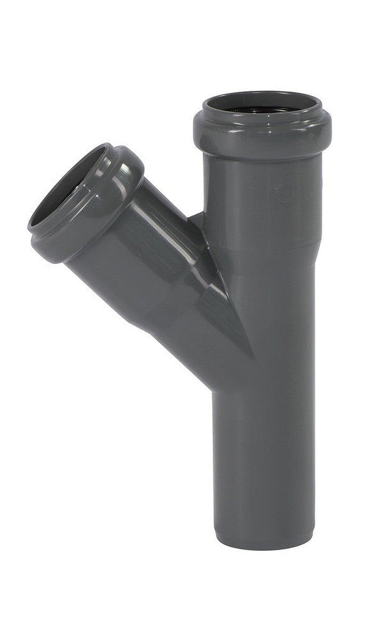 Ostendorf Kunststoffe HT-Safe EA té-réduit 45° polypropylène D 50/40 mm gris