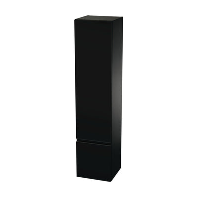Van Marcke Fortitudo Uno armoire colonne L350xH1520xP340mm 2portes gauche black mat