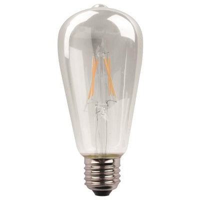 Lampe Led St64 crossed filament 11W E27 3000K 220 - 240V dimmable clair