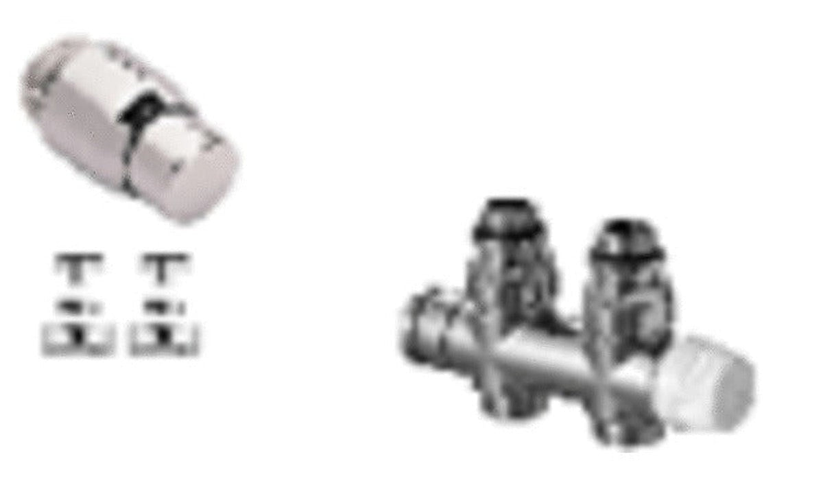 Chrome 1/2" Floor Connection Kit