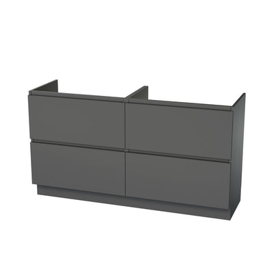Van Marcke Ventus Tre sous-meuble B1400xH880xD495mm 4tiroirs Onyx