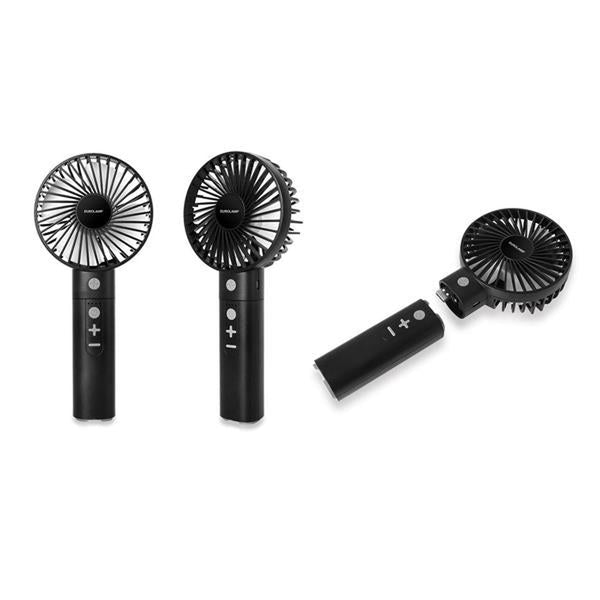 Ventilateur à main rechargeable 4 en 1 banque d'alimentation, haut - parleur bluetooth, lampe Led di