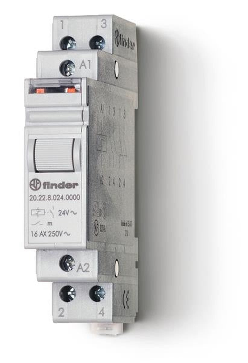 Modulaire afstandsbedieningsschakelaar 230Vac 2NO 16A agsno2