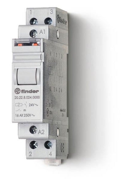 Modulaire afstandsbedieningsschakelaar 230Vac 2NO 16A agsno2