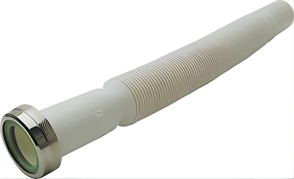 Flexibele sifon. PVC 6/4"-40/70cm met aansluiting.