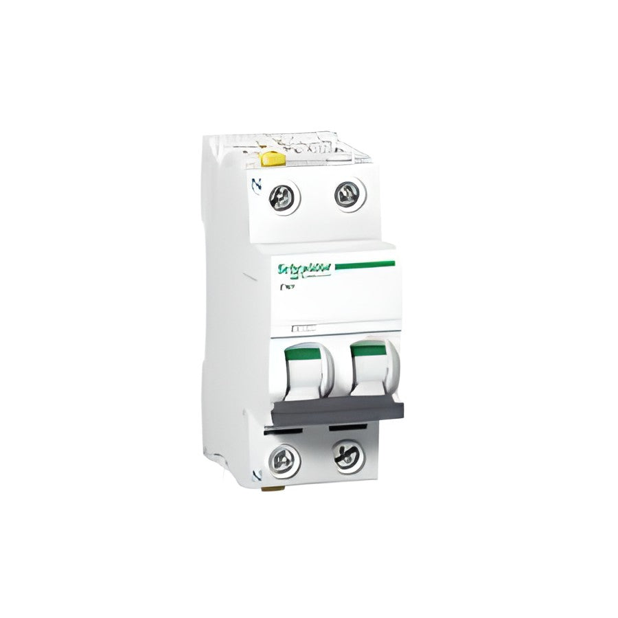 Disjoncteur modulaire 2P 20A courbe C - Schneider iC60N