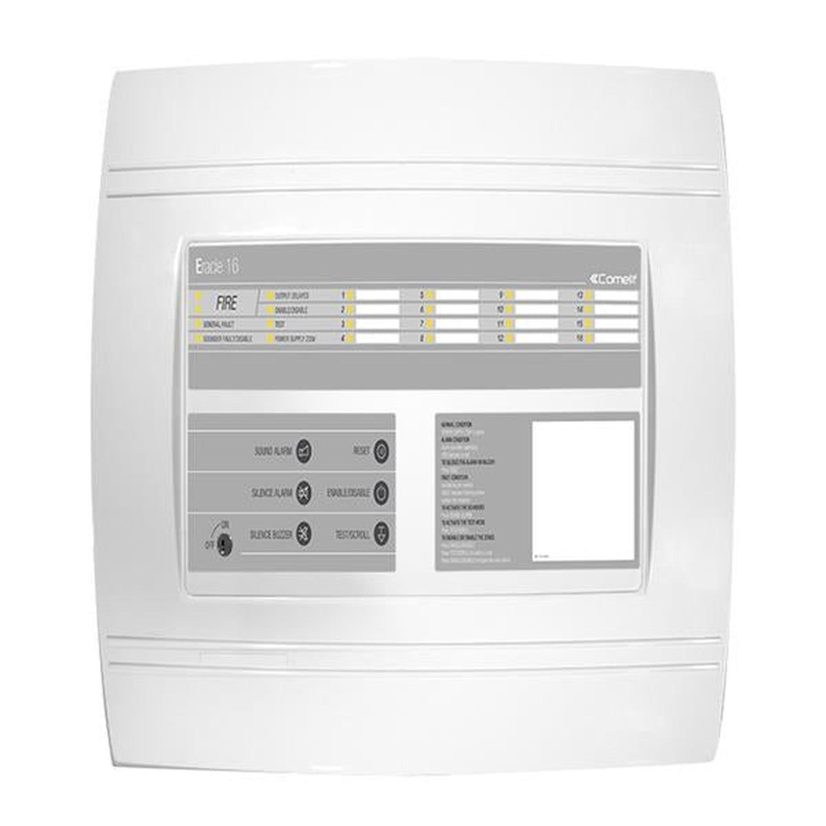 Centrale de sécurité incendie eracle normalisée 8 - 16 zones, FR