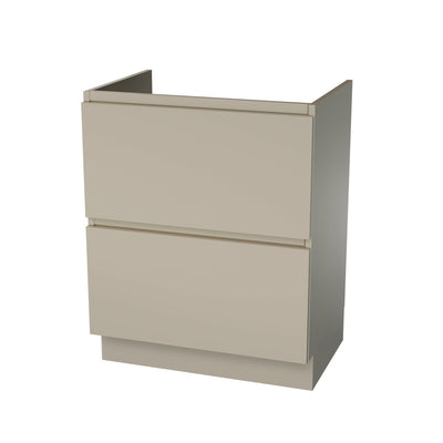 Van Marcke Ventus Tre sous-meuble B700xH880xD495mm 2tiroirs taupe