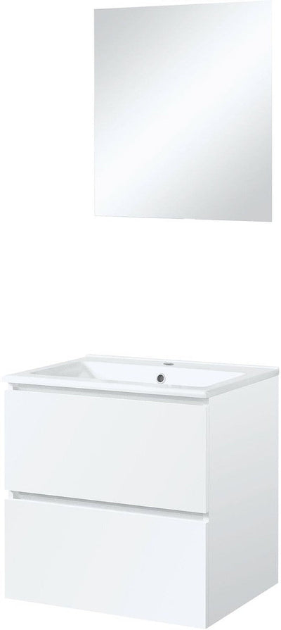 ICE SOLO KAST SPIEGEL MET VERLICHTING 60CM HOOGGLANS WIT