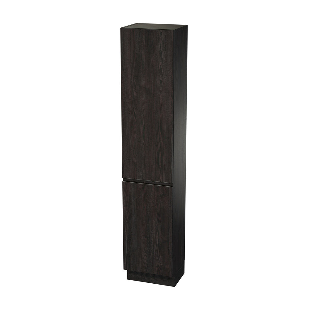 Van Marcke Fortitudo Tre armoire colonne L400xH2000xP340mm 2portes droite Thermo Oak Black