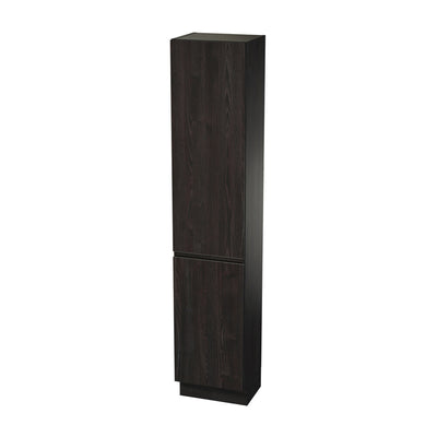 Van Marcke Fortitudo Tre armoire colonne L400xH2000xP340mm 2portes droite Thermo Oak Black