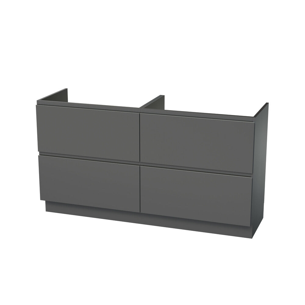 Van Marcke Fortitudo Tre sous-meuble B1400xH880xD495mm 4tiroirs Onyx