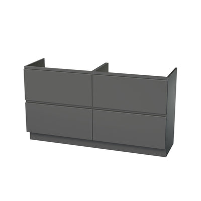 Van Marcke Fortitudo Tre sous-meuble B1400xH880xD495mm 4tiroirs Onyx