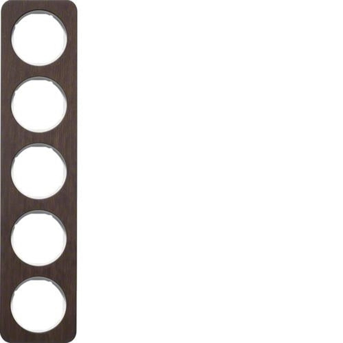 5-voudig afdekplaatje R.1 Hout / Poolwit