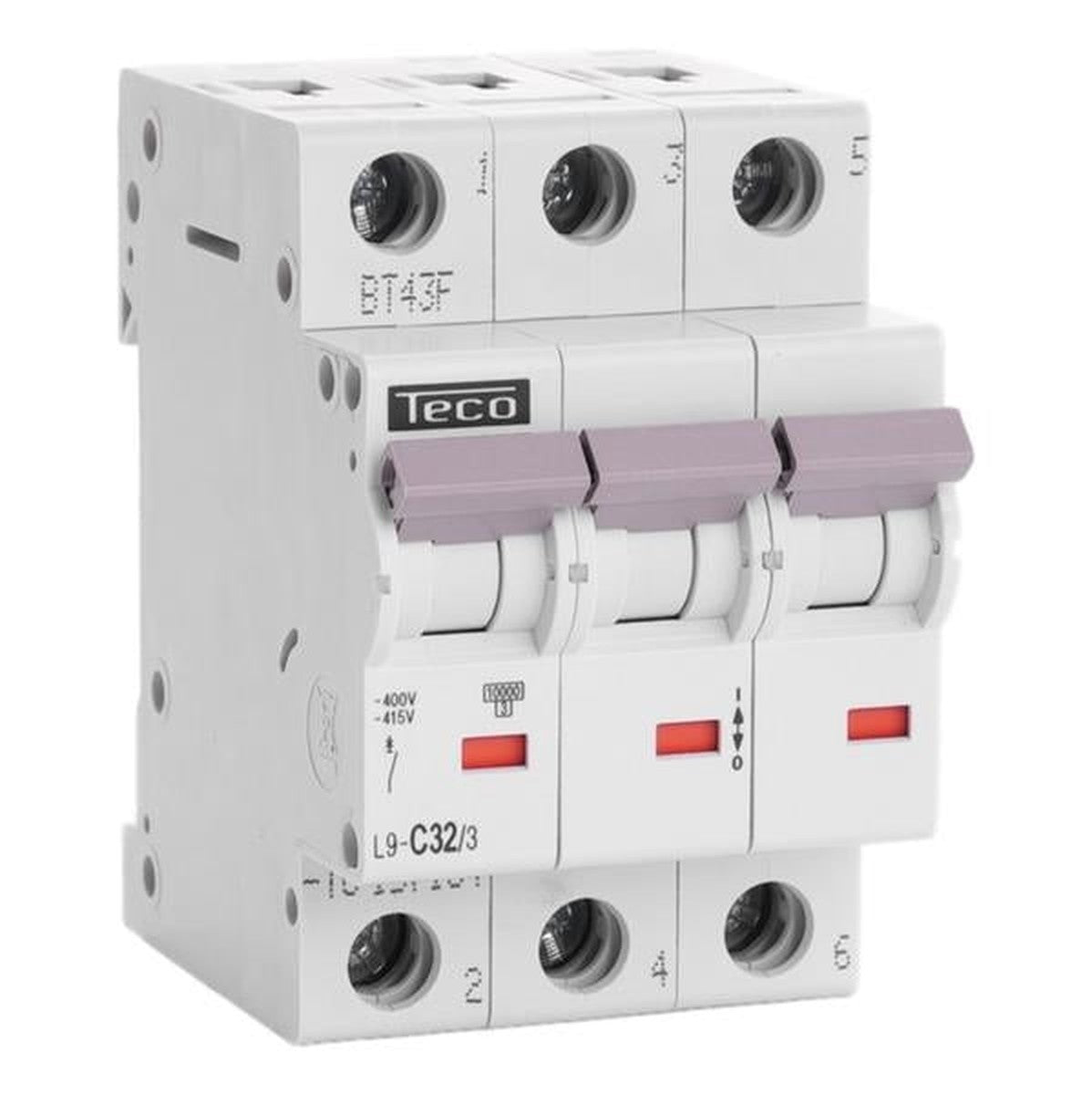 Disjoncteur 3 pôles 32A 10kA courbe C