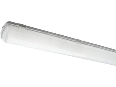 Armature hermétique Led + détecteur 38W 5490lm 4000K plexi opale 1272 x 96 x 111mm CRI > 80