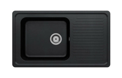 GO by Van Marcke Nicola ForU évier encastrer 1 bac égouttoir 86x50cm réversible