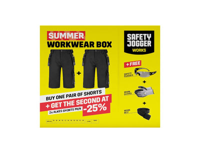 Safety Jogger Promo summerbox 2x Alkes shorts navy/grey taille 56