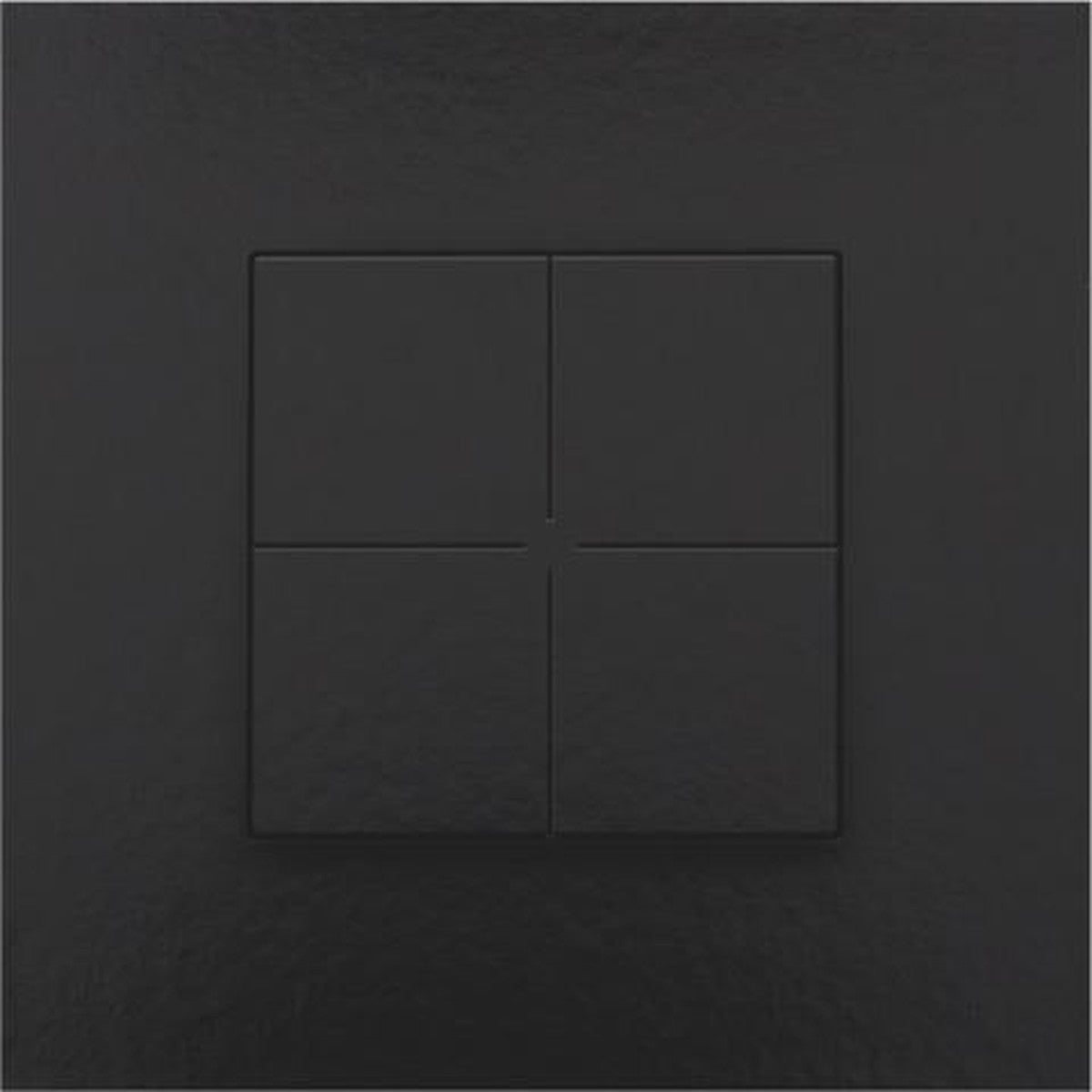 Niko Home Control quad push-button Bakelite Black